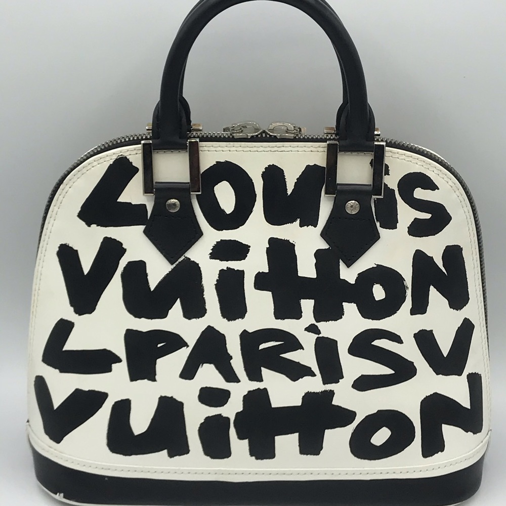 Louis Vuitton Graffiti Alma Stephen Sprouse MM Collector’s Rare Limited Handbag - Picture 2 of 16